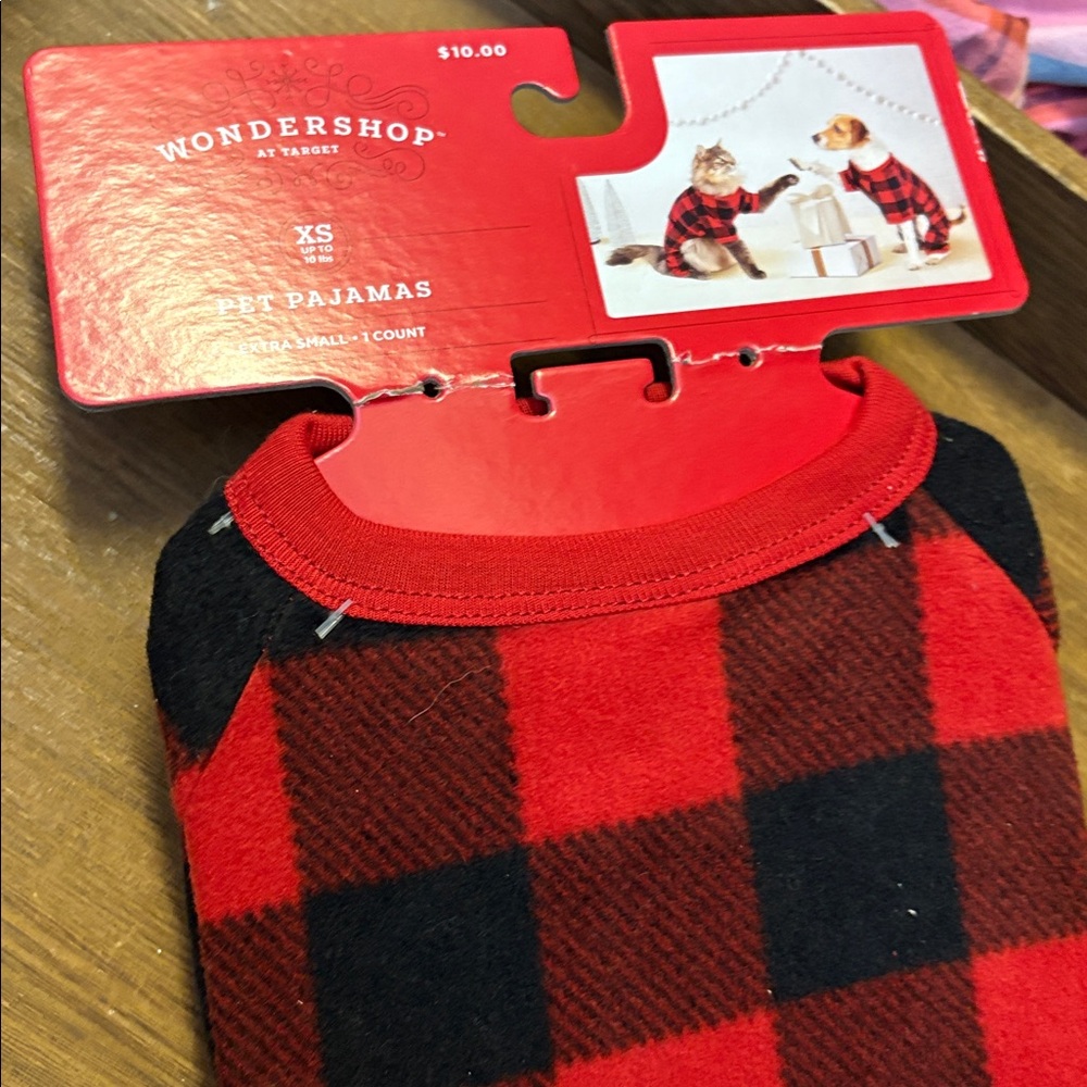 Family Pajamas Pet Matching  Check Pajamas,X-Small
